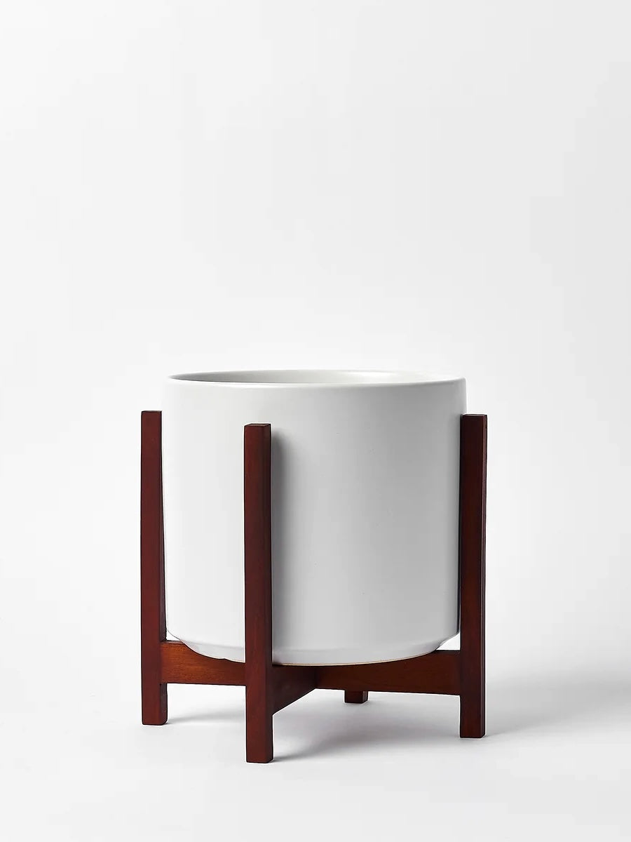 Tobago Mahogany Plant Stand, Large 9" (Multiple Colours)